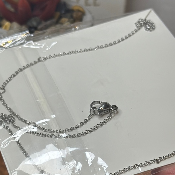 South Hill Designs “Inspire” Bar Charm Silver Necklace with Extender, New - Picture 4 of 4